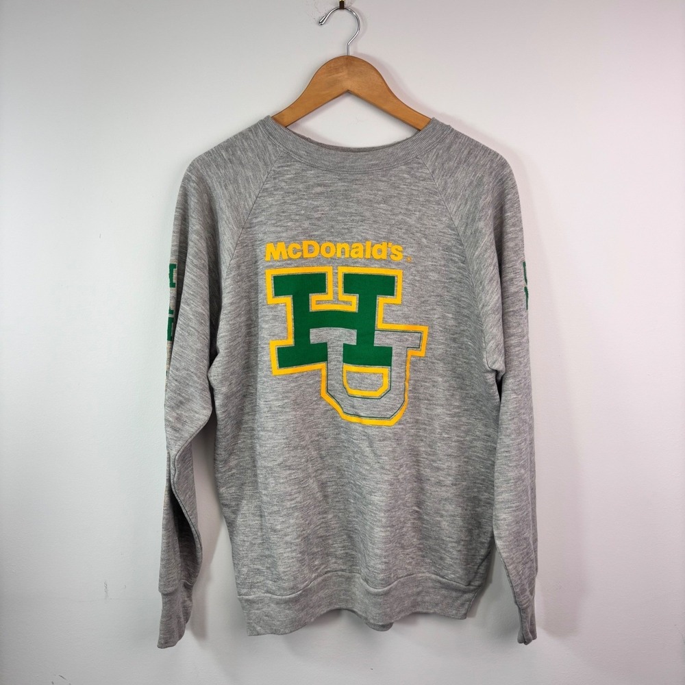 Vintage 1980s McDonald's Hamburger University Signal Sweatshirt XL USA